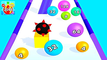 Match Balls 2048 ! All levels Gameplay (7-13) android, ios