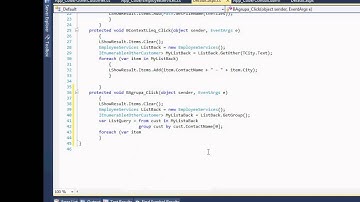 Consultar Datos Agrupados usando LINQ 3/7