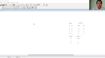 Simulasi gerbang logika (AND,OR,NOT) menggunakan aplikasi ewb