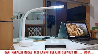 Cara membuat lampu balajar led sederhana unik dari paralon murah&mudah