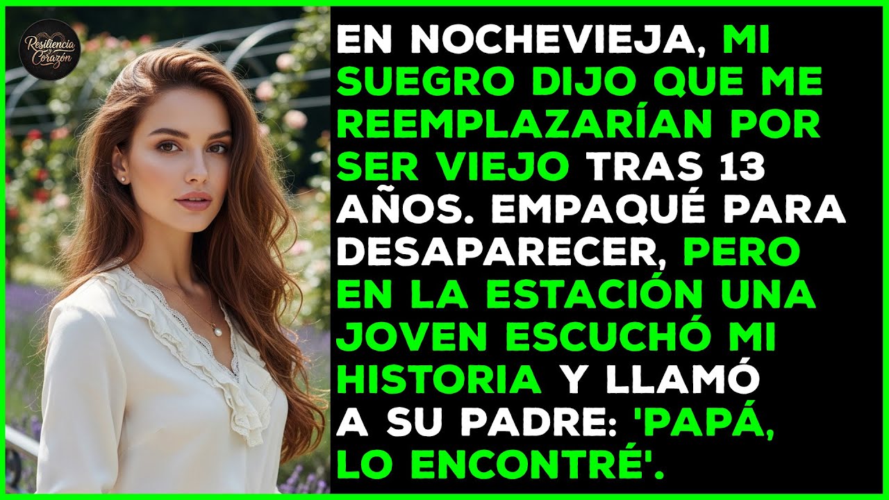 En Nochevieja, mi suegro dijo que me reemplazarán por otro porque soy demasiado...