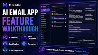 MiNiMail Demo: An Open-Source AI Email Client