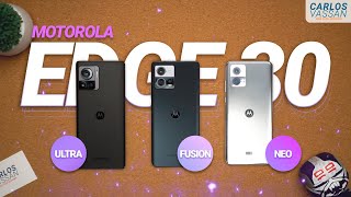 Unboxing de TODOS LOS MOTOROLA (Edge 30 Ultra, Neo, Fusion) | Cuál te conviene más?