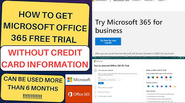 How to Get Microsoft Office 365 free trial licenses without credit card information|O365|TRIAL|2023