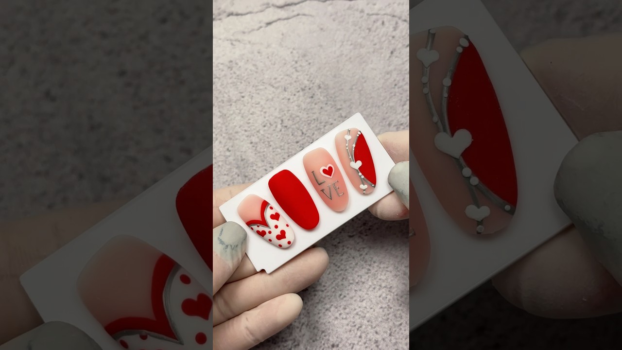 МК дизайна ко дню Святого Валентина❤️ 