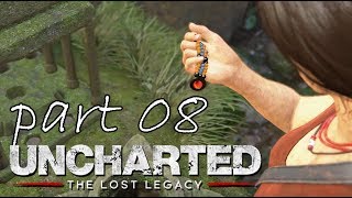 [08] Uncharted: The Lost Legacy - The Queen's Ruby - Let's Play Gameplay Walkthrough (PS4)