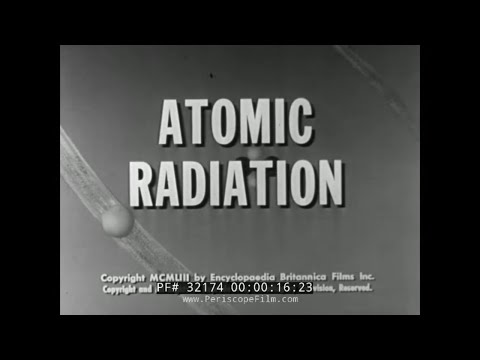 1950年代の原子放射線教育用フィルムHENRIBECQUEREL MARIE CURIE RADIUM URANIUM 32174