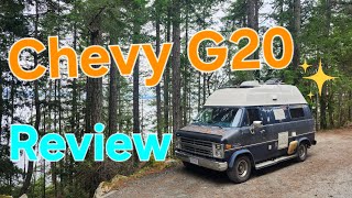 Best Retro Campervan | Living with a 1986 Chevrolet G20 Getaway Camper Conversion 