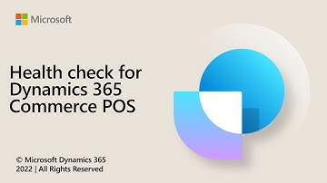 Health check for Dynamics 365 commerce POS
