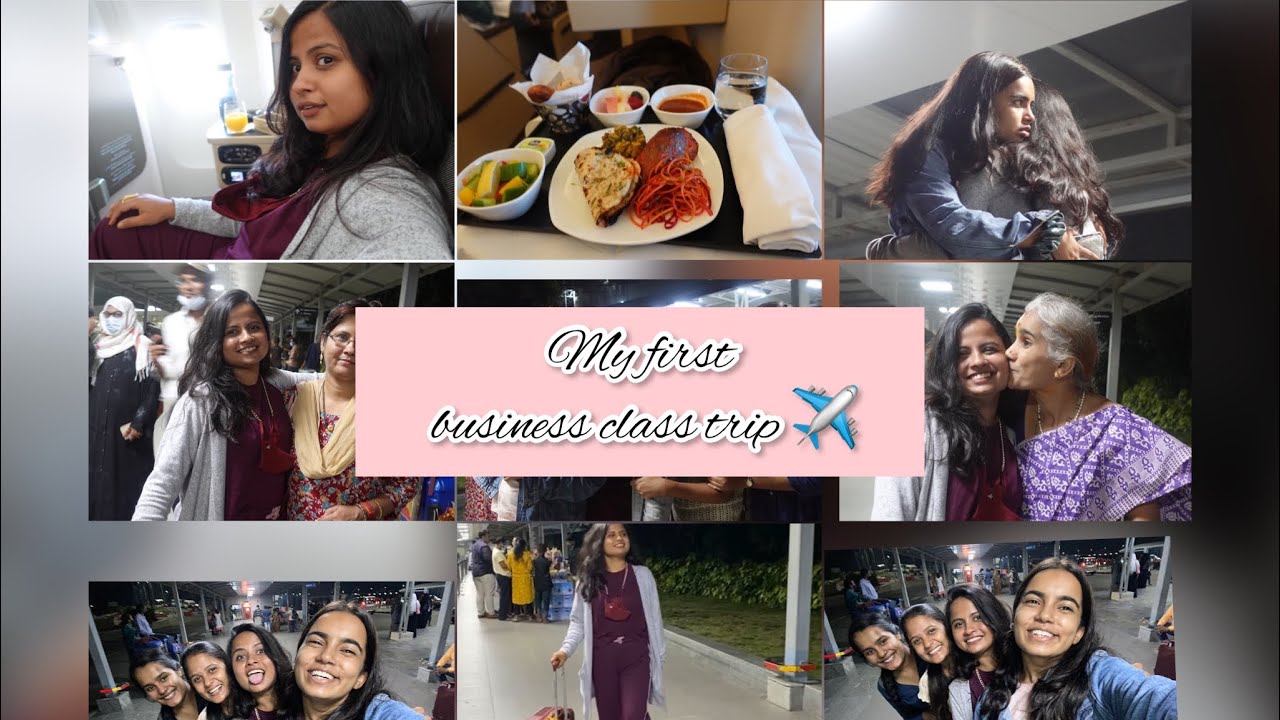 My First Business Class Trip |Travel Vlog| Business Class| Etihad Airways|