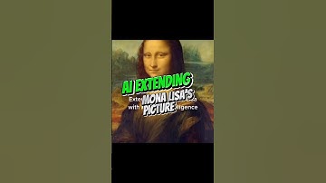 AI Extending mona lisa