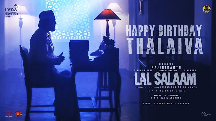 Lal Salaam MOIDEEN BHAI Glimpse | Rajinikanth | Aishwarya| AR Rahman | Subaskaran | Lyca Productions