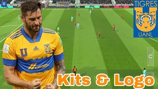 How to make Tiger UANL Kits & Logo 2024 - Dream League Soccer