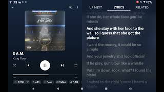 3 A.M. (king von) lyrics