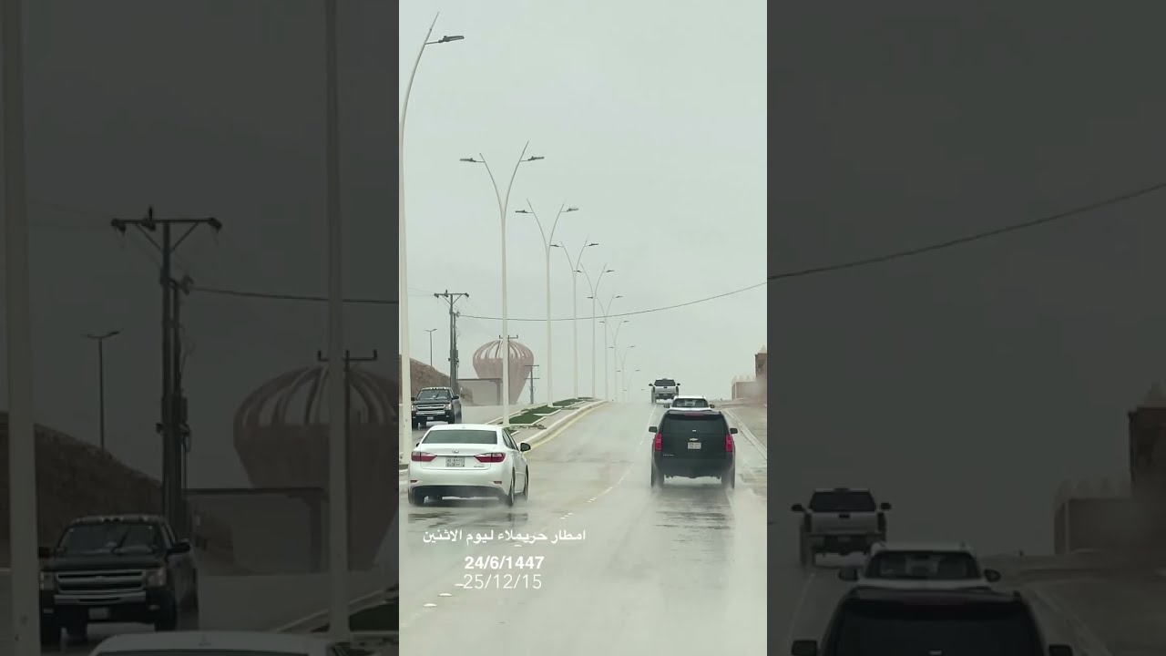 امطار حريملاء 15/2/2025