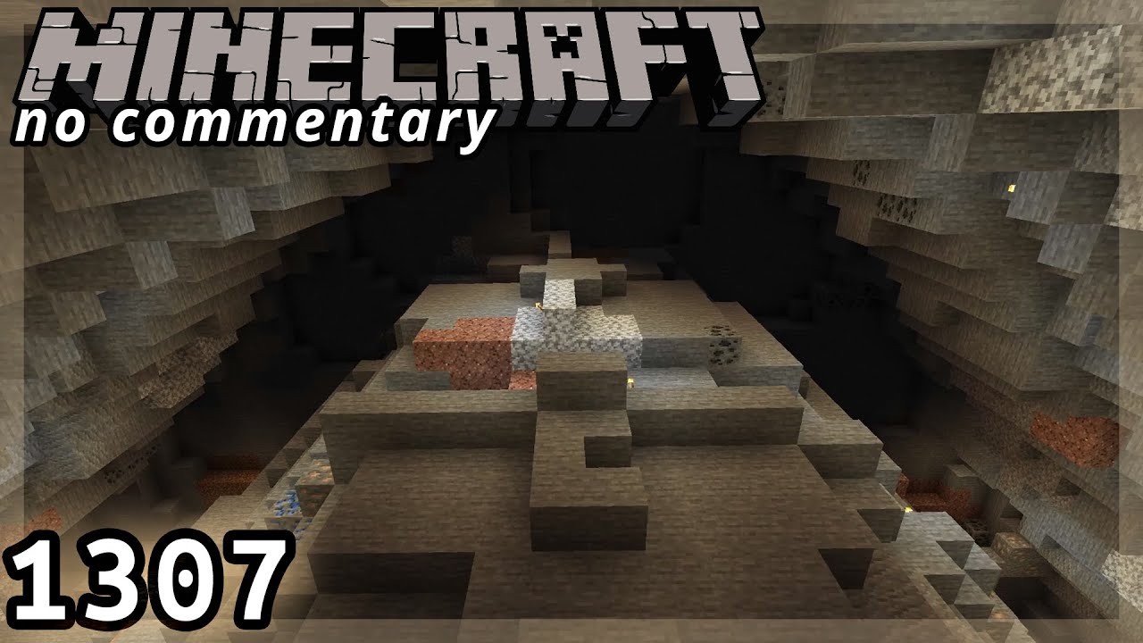 Late-Game Minecraft 1307 :: Crescent-Shaped Ravine - YouTube