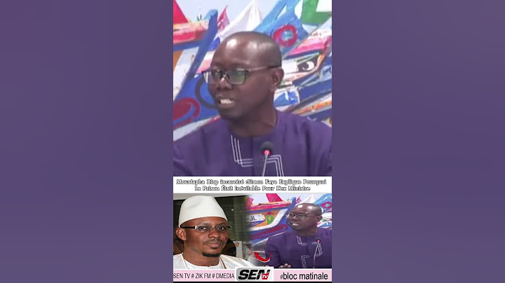 Moustapha Diop incarcéré :Simon Faye Explique Pourquoi La Prison Était Inévitable Pour L'ex Ministre