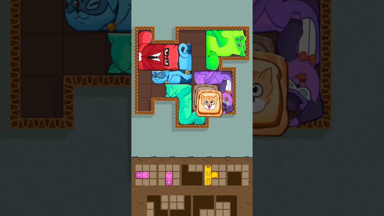 ASMR BLOCK PUZZLE CATS GAME 