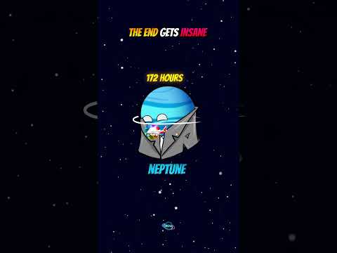 How Long to Fly Around Each Planet? #solarsystem #animation #space #earth #jupiter