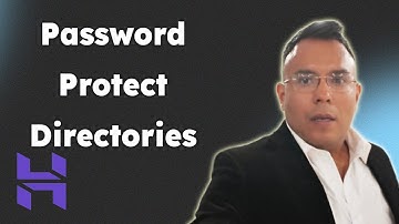 Password Protect Directories in your website 2025