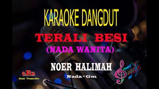 Karaoke Terali Besi Nada Wanita - Noer Halimah (Karaoke Dangdut Tanpa Vocal)
