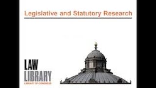 Orientation to Legal Research Series: U.S. Federal Statutes