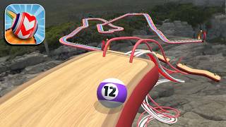 Rolling Balls 3D Sky Race Speedrun Gameplay Level 101 screenshot 5