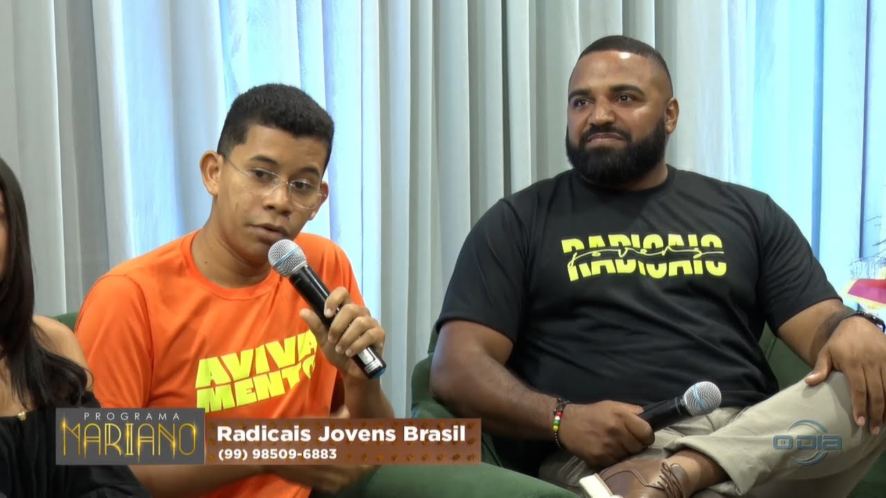 Membros do grupo Radicais Jovens Brasil participam do Programa Mariano 22 07 2023