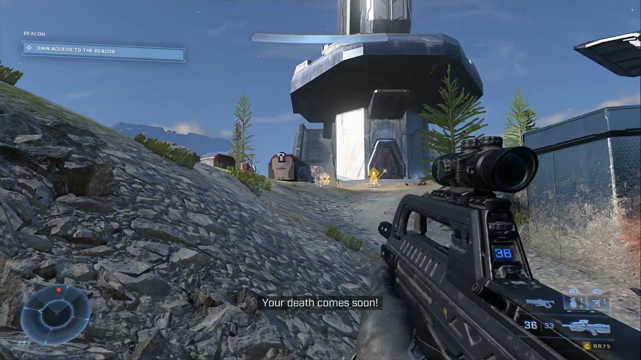 Halo: Infinite - The Sequence Mission - Beacon Location #1