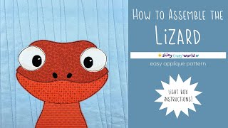 How to Assemble the Lizard Applique Pattern Using a Light Box by Wendi Gratz 181 views 3 weeks ago 7 minutes, 1 second