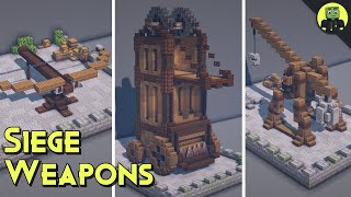 5 Siege Weapon Builds for Minecraft!