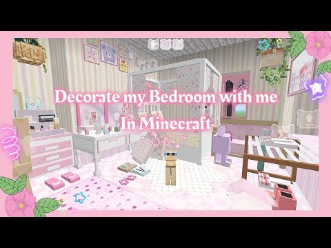⋆.𐙚 Minecraft bedrock ˚ Decorate My Room with me * 💒✩‧₊˚*  