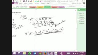 OTC Math 130 (2/13/15)