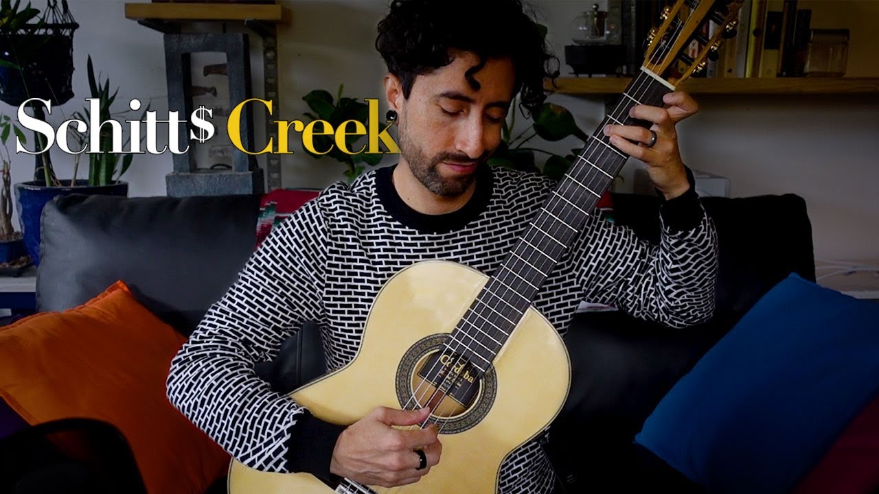 Schitt's Creek Theme Classical Guitar Arrangement with Tabs/Sheet