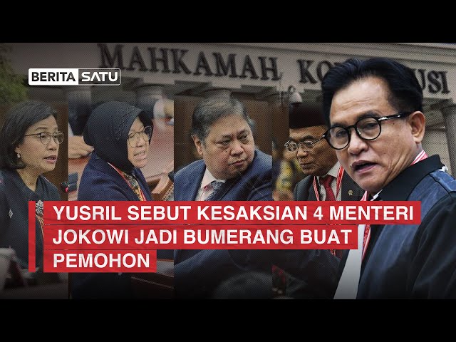 Yusril Sebut Kesaksian 4 Menteri Jokowi Jadi Bumerang buat Pemohon class=