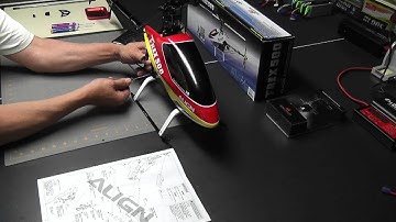 Trex 500 E   Build Video 7