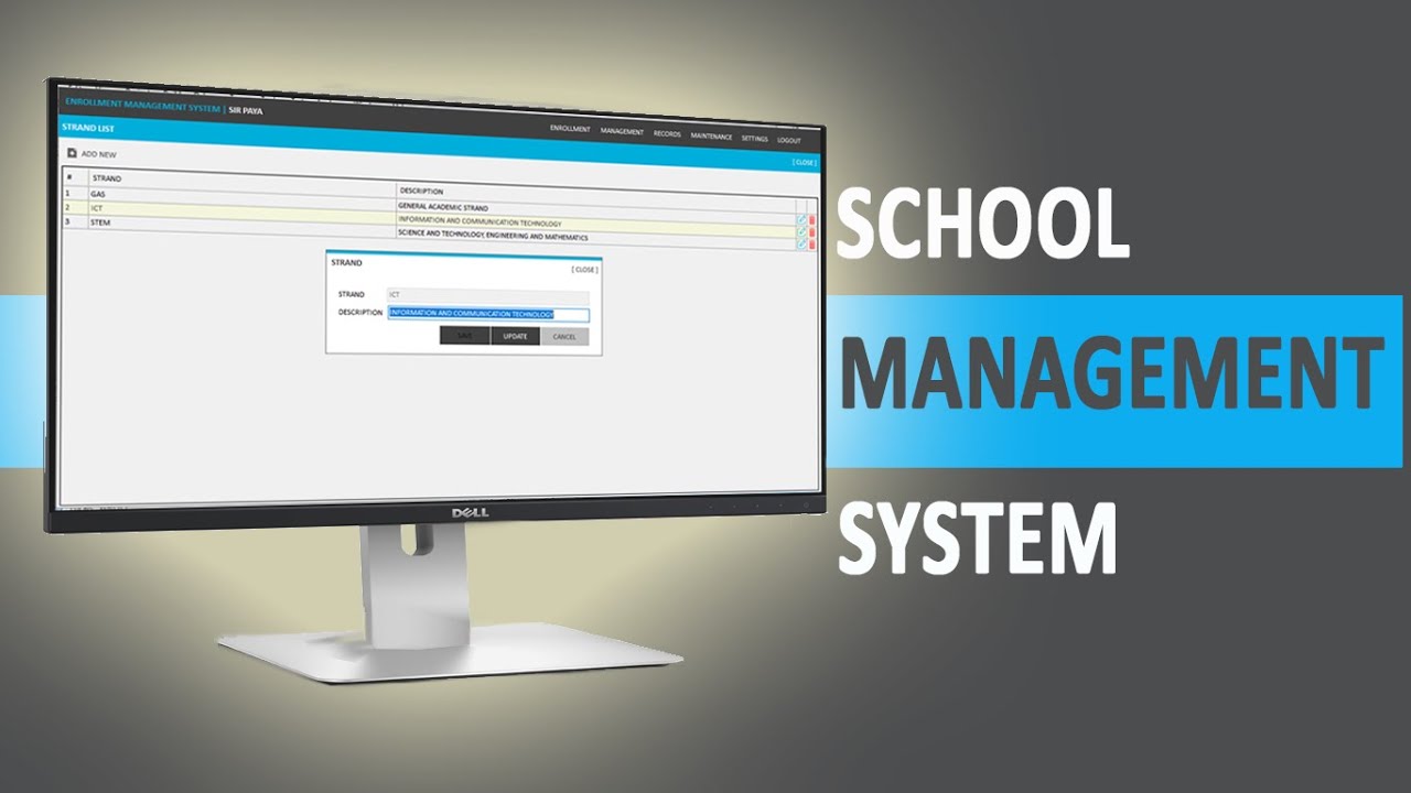 School Management System | Part 2 Working With Academic Year And Strand Module