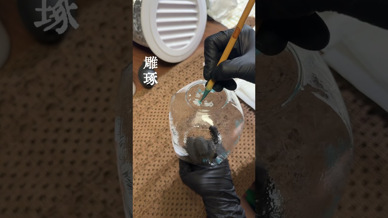 Hand-painted Goldfish Tea Pot with Natural Mineral Book Colors