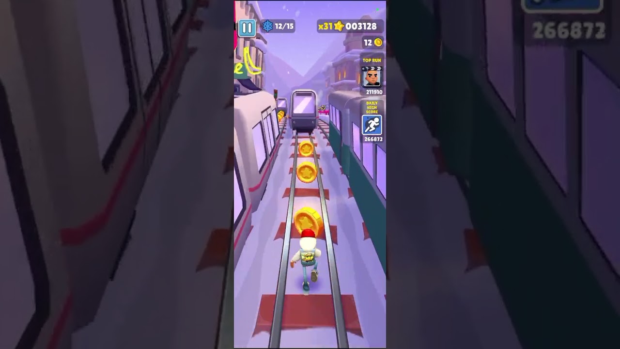 Играю в subway surf