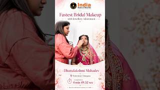 India Book of Records: Fastest Bridal Makeup with Jewellery Adornment