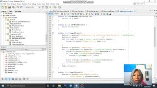 #7-2 : OOP Akses Data Array 2 Dimensi JAVA_Farihatuz Zahra_19630807