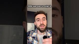 Comment faire 500k vues avec un script généré par IA ↩️ #agentia #script #contentcreation