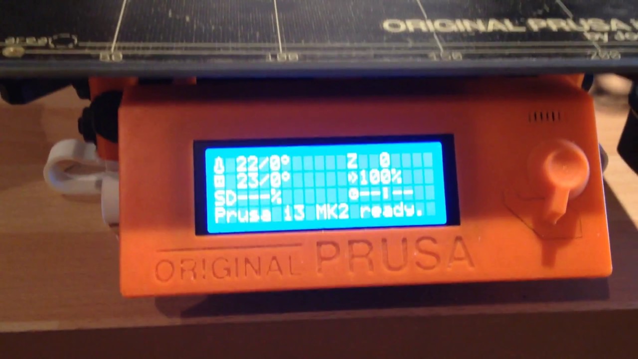 Mise a jour du firmware - Prusa I3 MK2 - YouTube