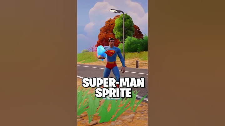 If You See The Super-Man Sprite, RUN.