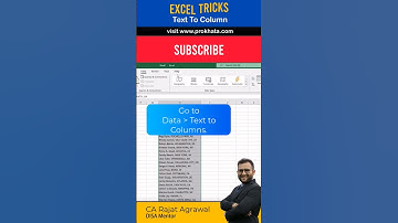 Advanced Excel tricks #1 - Text to columns #shorts #excel