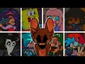 Vanishing But Every Turn a Different Character Sings | Friday Night Funkin' 🎶
