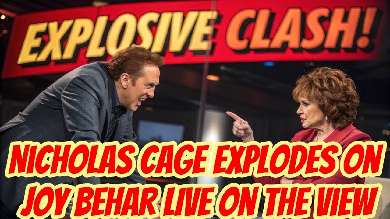 Nicholas Cage EXPLODES on Joy Behar LIVE on The View | Shocking On-Air Confrontation