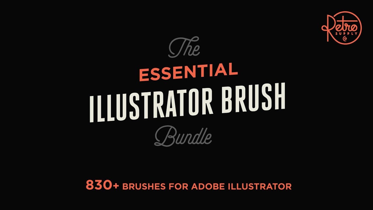 The Essential Illustrator Brush Bundle YouTube