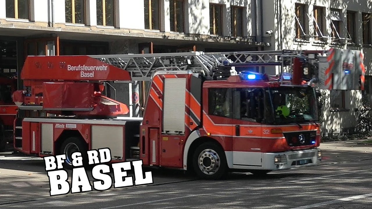 Einsatzfahrten Feuerwehr & Rettungsdienst in Basel