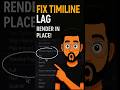 Fix Timeline Playback Lag in Da Vinci Resolve 🔥
